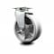 Service Caster 5 Inch V-Groove Semi Steel Cast Iron Wheel Swivel Caster with Roller Bearing SCC SCC-20S520-VGR - alternate 1